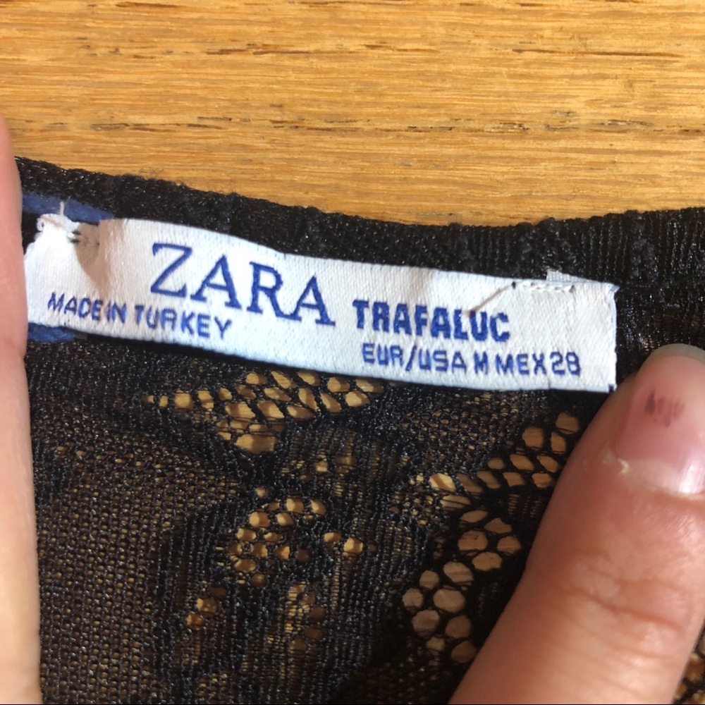Zara Lace Deep V Body Suit - Picture 5 of 6
